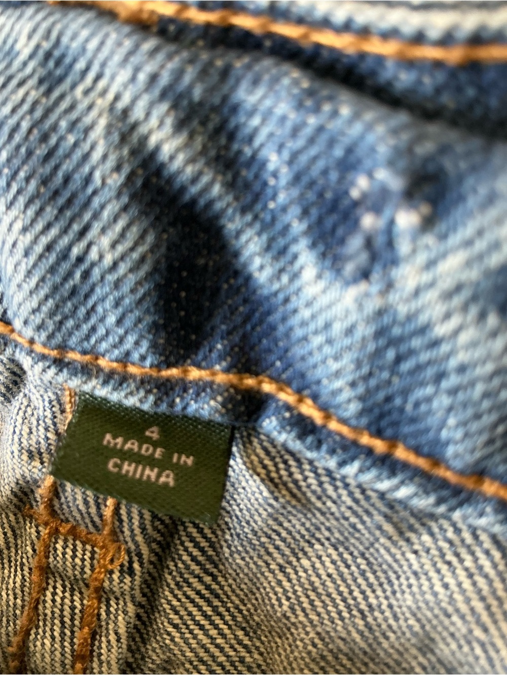 Wild Fable High Rise Baggy Mom Jeans Light Wash 100% Cotton Women’s Size 4 - Picture 3 of 10